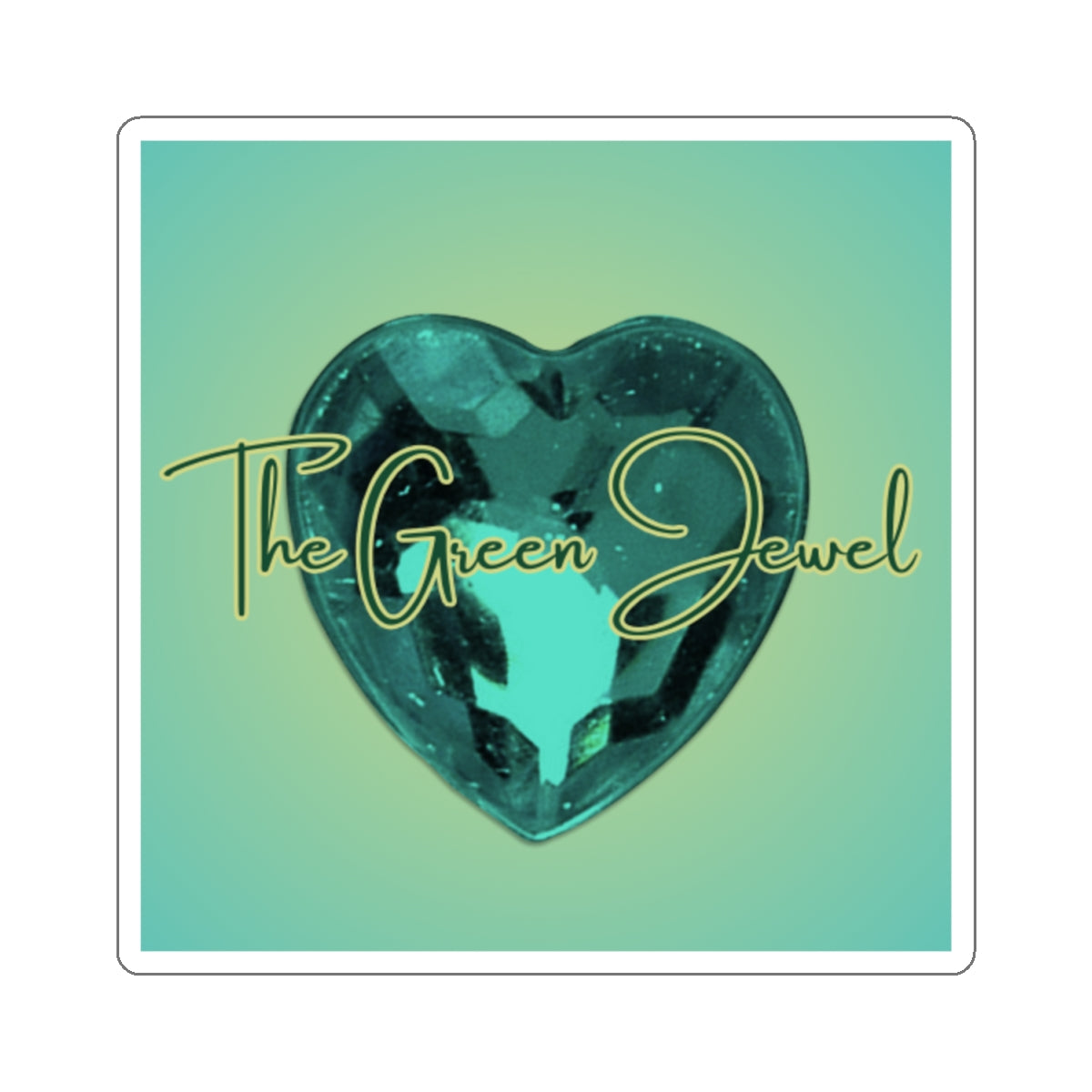 The Green Jewel sticker